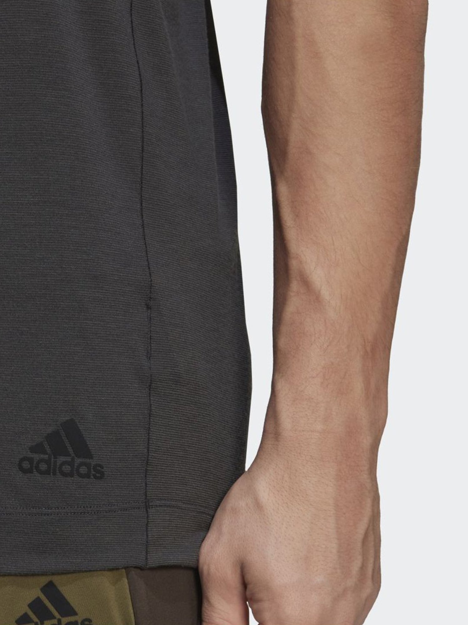 Adidas Black Slim Fit T-Shirt