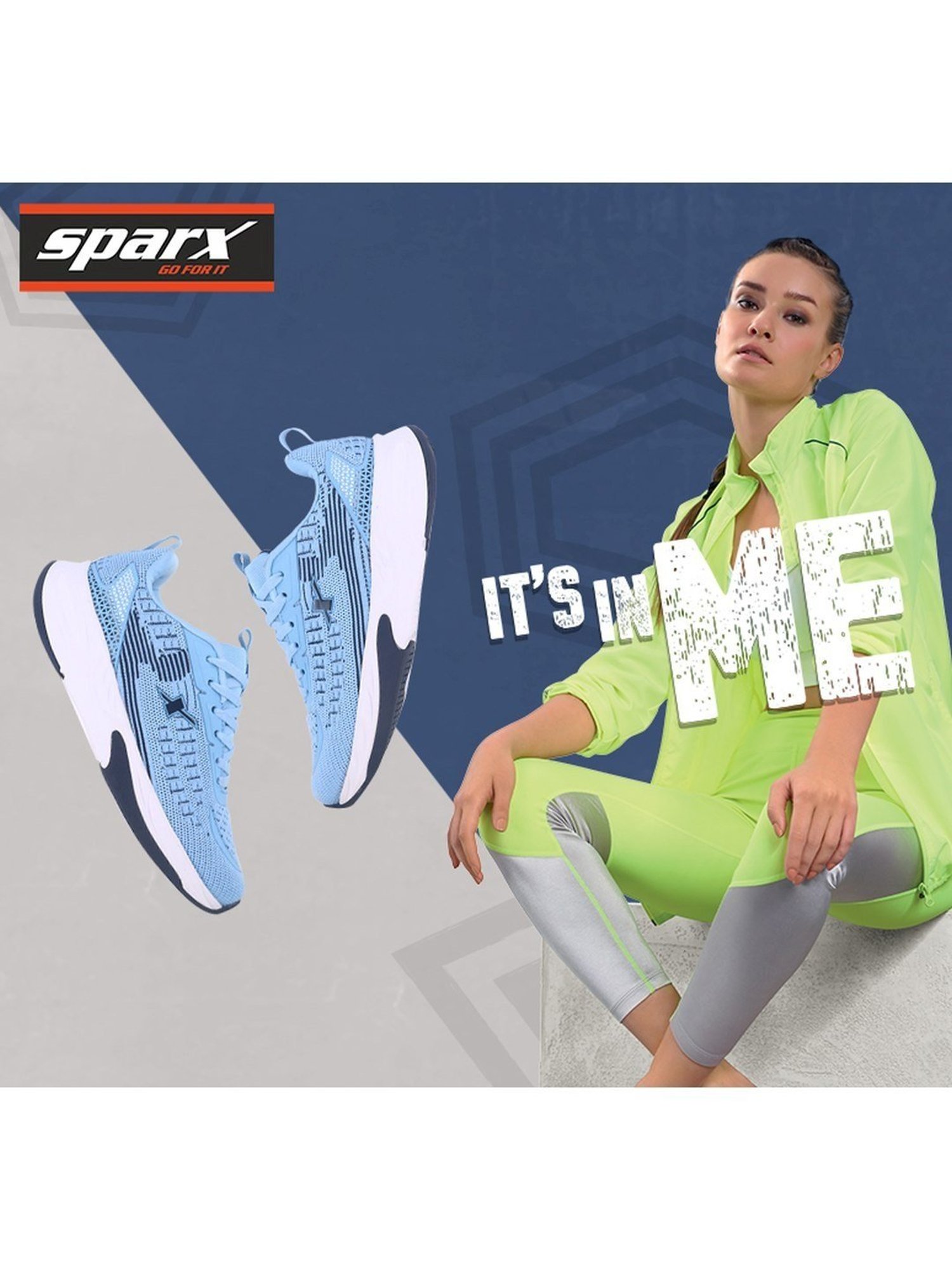 Sparx Women's Blue Running Shoes