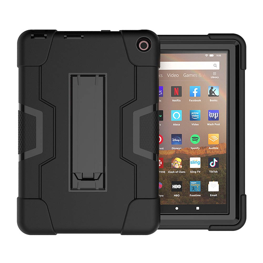 Mignova for Amazon Fire HD 8 2020 Case, Fire HD 8 Plus Case Heavy Duty Drop-Proof Shock-Proof Rugged Hybrid Case with Kickstand for Amazon Fire HD 8 2020 / Fire HD 8 Plus Tablet 10th Gen 2020