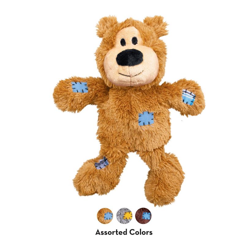 KONG Wild Knots Bear Dog Toy - Colors May Vary - M/L