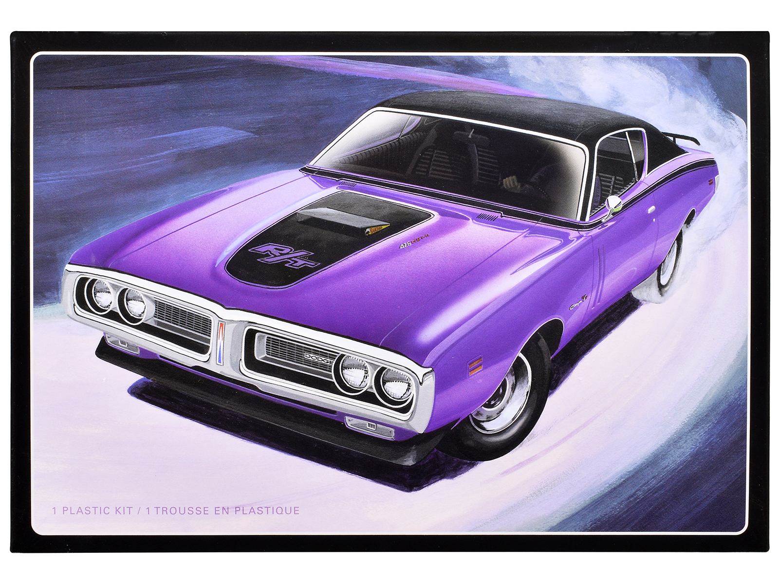 Level 4 Model Kit 1970 Dodge Challenger T/A "Streetburner" 2-in-1 Kit 1/24 Scale Model by Revell
