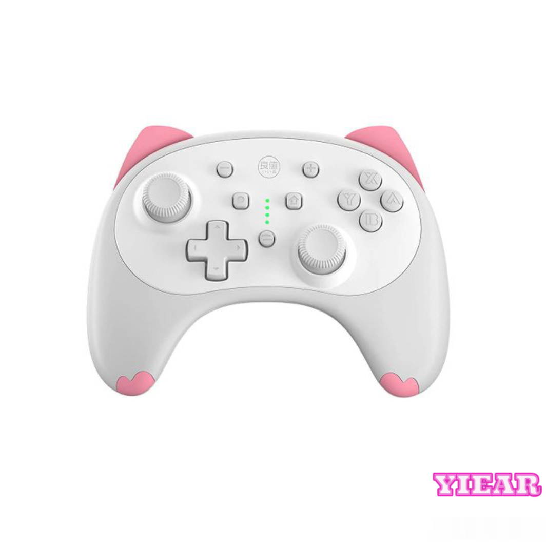 IINE CARTOON KITTEN WIRELESS CONTROLLER FOR NINTENDO SWITCH/LITE,SMALL SIZE