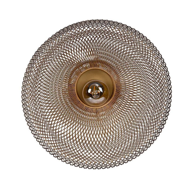 Modern Chic Wall Lamp Antique Gold/Black - A&B Home