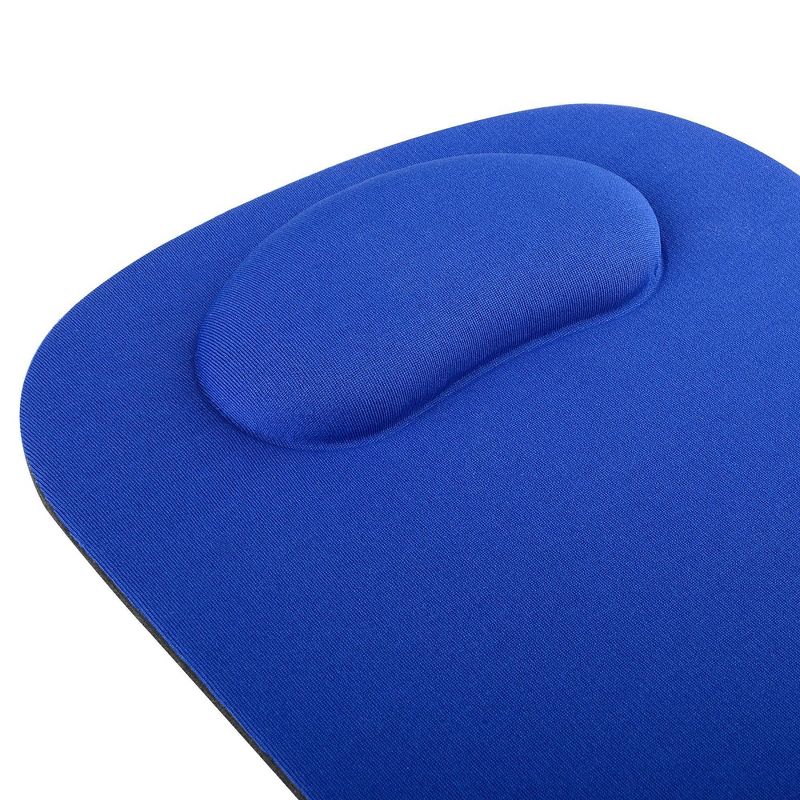 INSTEN Wrist Comfort Cushion Mousepad For Optical/ Trackball Mouse, Blue