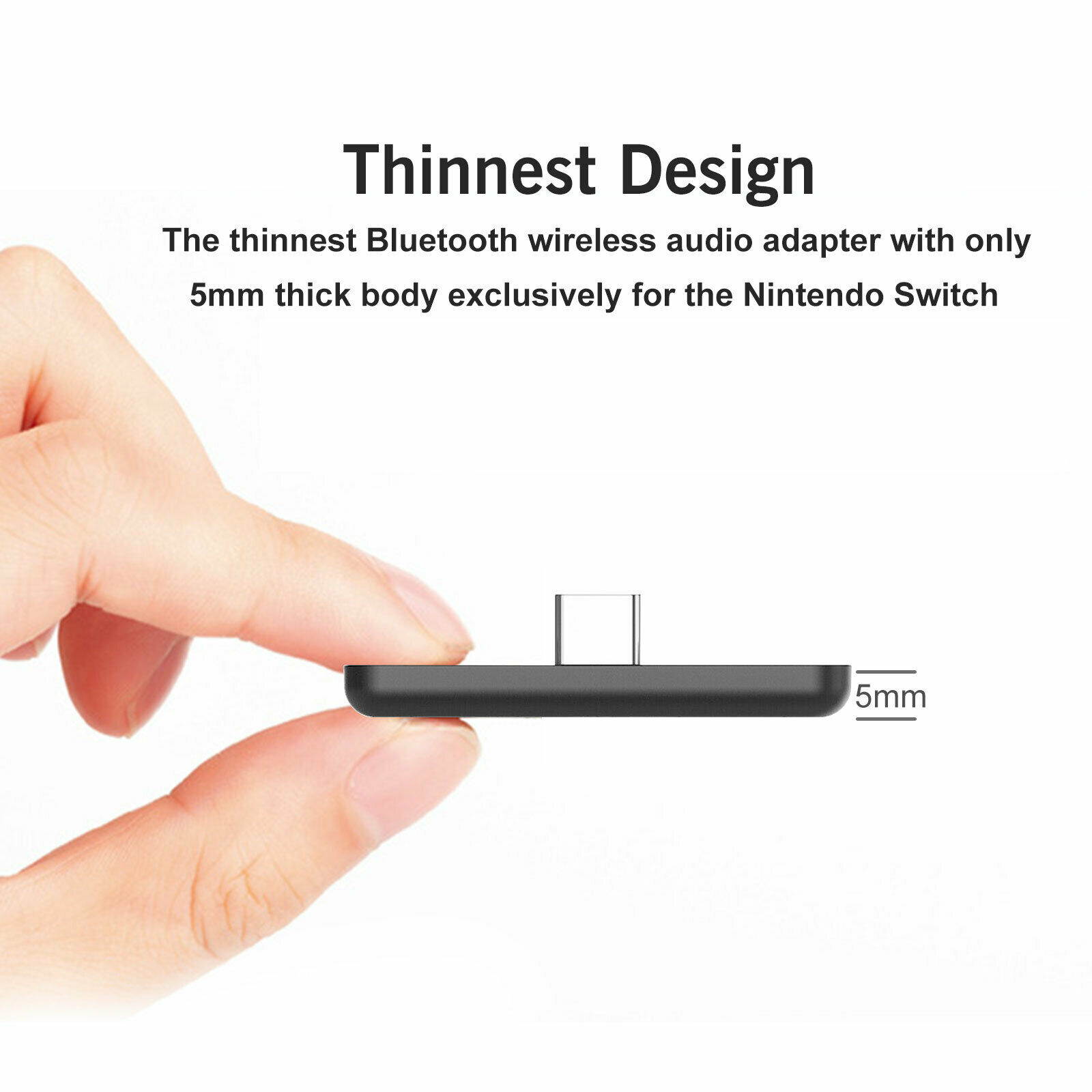 Bluetooth Audio Transmitter Adapter HIFI For Nintendo Switch GULIkit Route Air