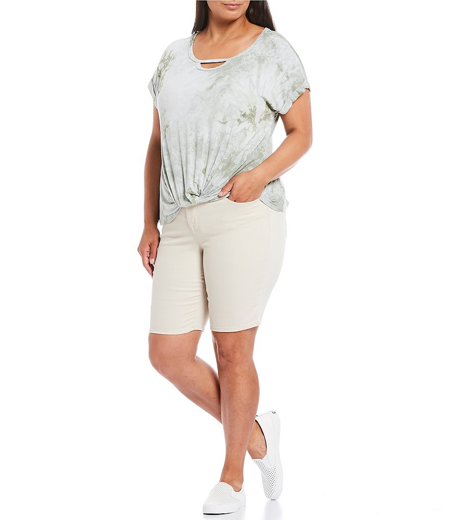 Code Bleu Plus Size Chelsea Bermuda Shorts