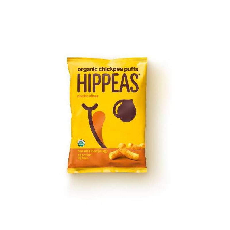 HIPPEAS Organic Chickpea Pufs, Nacho Vibes - 1.5oz
