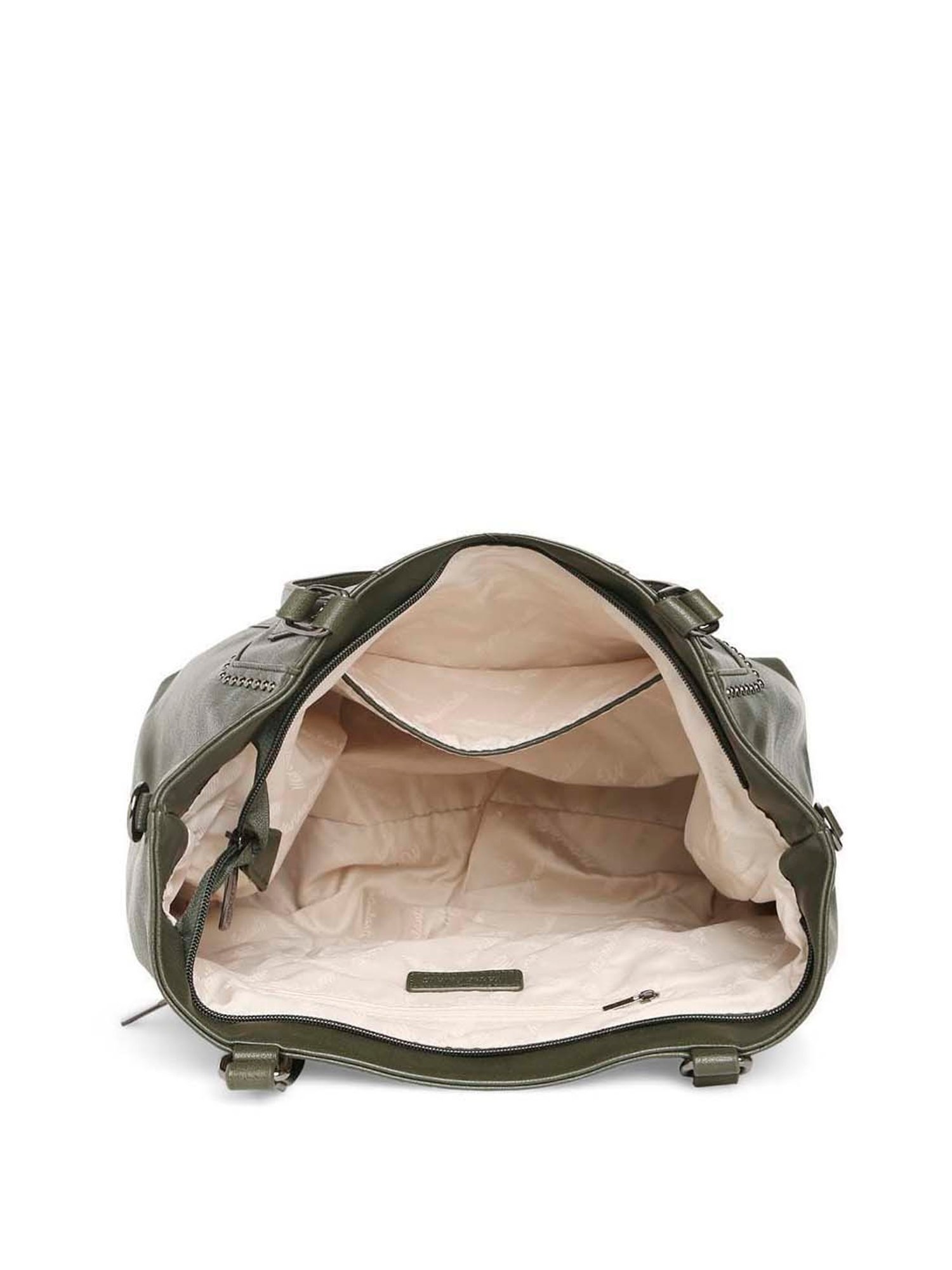 Marina Galanti Olive Rivets Medium Tote Handbag