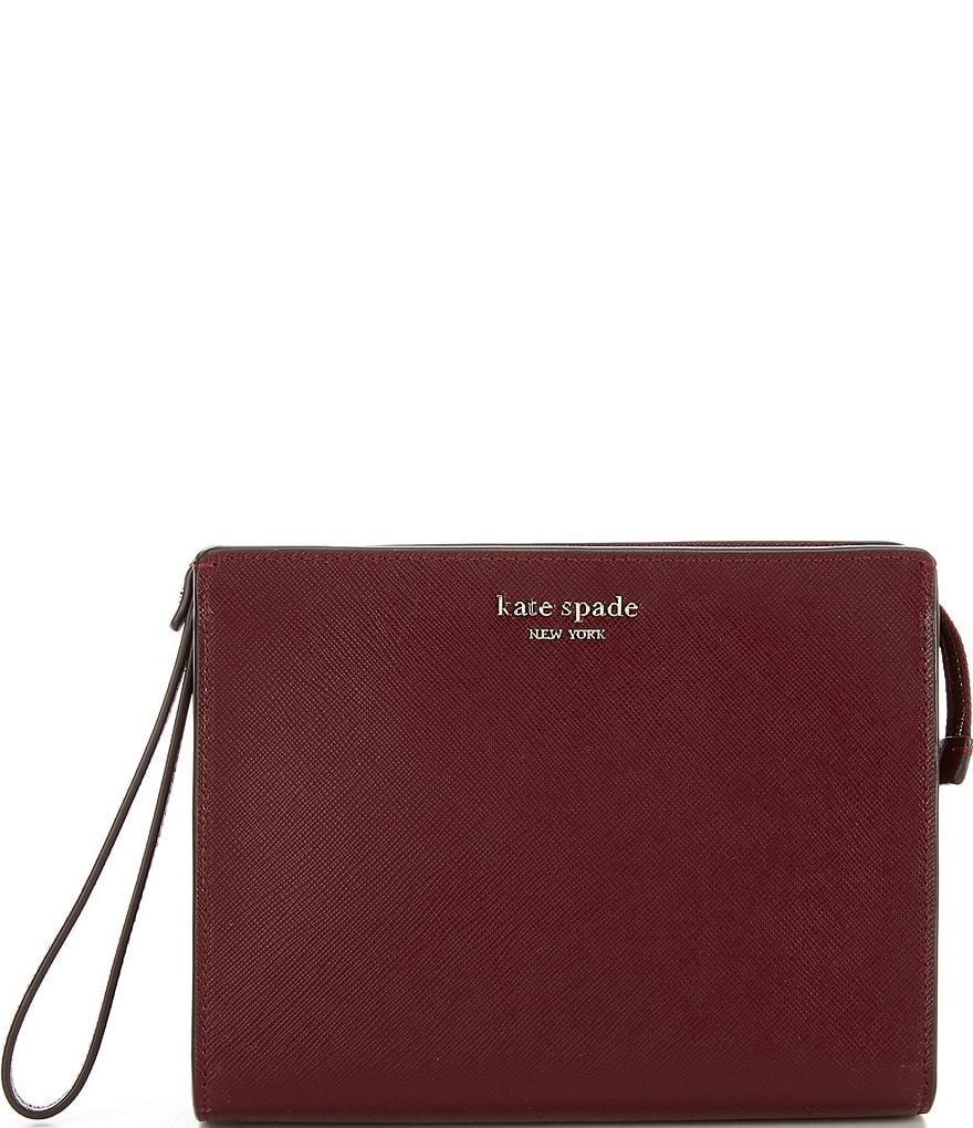 Michael Kors Zebra Signature Jet Set Double Zip Wristlet