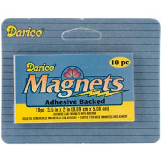 Sticky Back Magnet Sheet 2"X3.5" 10/Pkg-