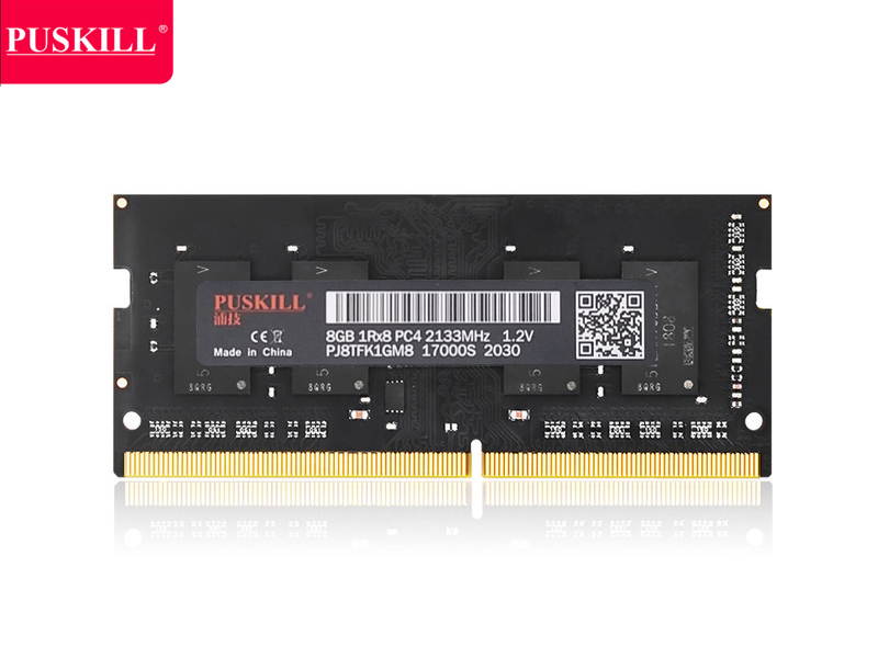 PUSKILL DDR3 1600MHz SODIMM RAM PC3-12800 4G 1.35V CL11 204 Pin Support ECC Unbuffered Laptop Memory Notebook RAM Module for Mac Intel and AMD System