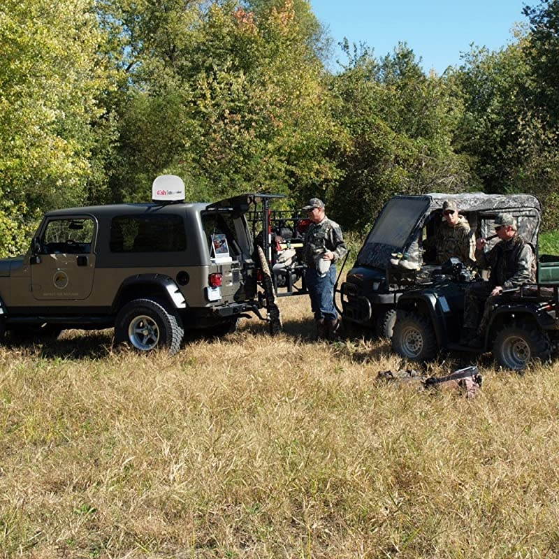 PL-7000R Dish Playmaker White Portable Antenna with Wally HD Satellite Receiver Bundle + Dicor 501LSW-1 Epdm Self-Leveling Lap Sealant-10.3 Oz. Tube, White, 10.3 Fluid_Ounces