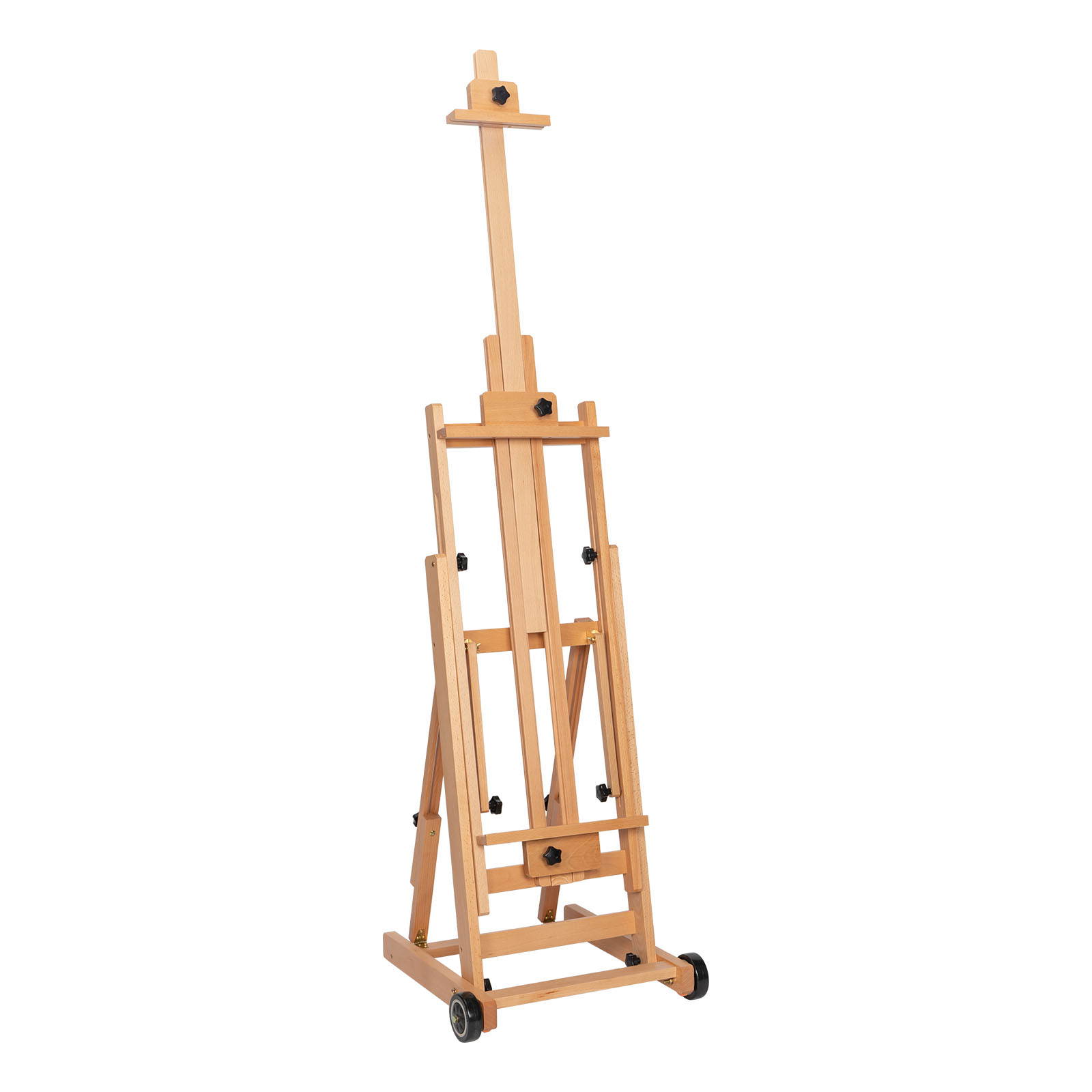 Balanced Dual-Purpose Large Painting Cart with Wheels Easel