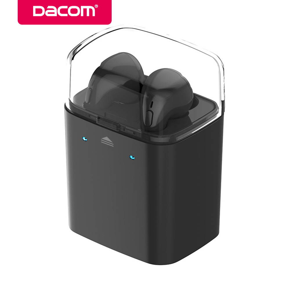 Dacom True Wireless Earphones TWS Earbuds Bluetooth Stereo Music Headset Mobile Phone Earpiece Headsfree For iPhone Samsung