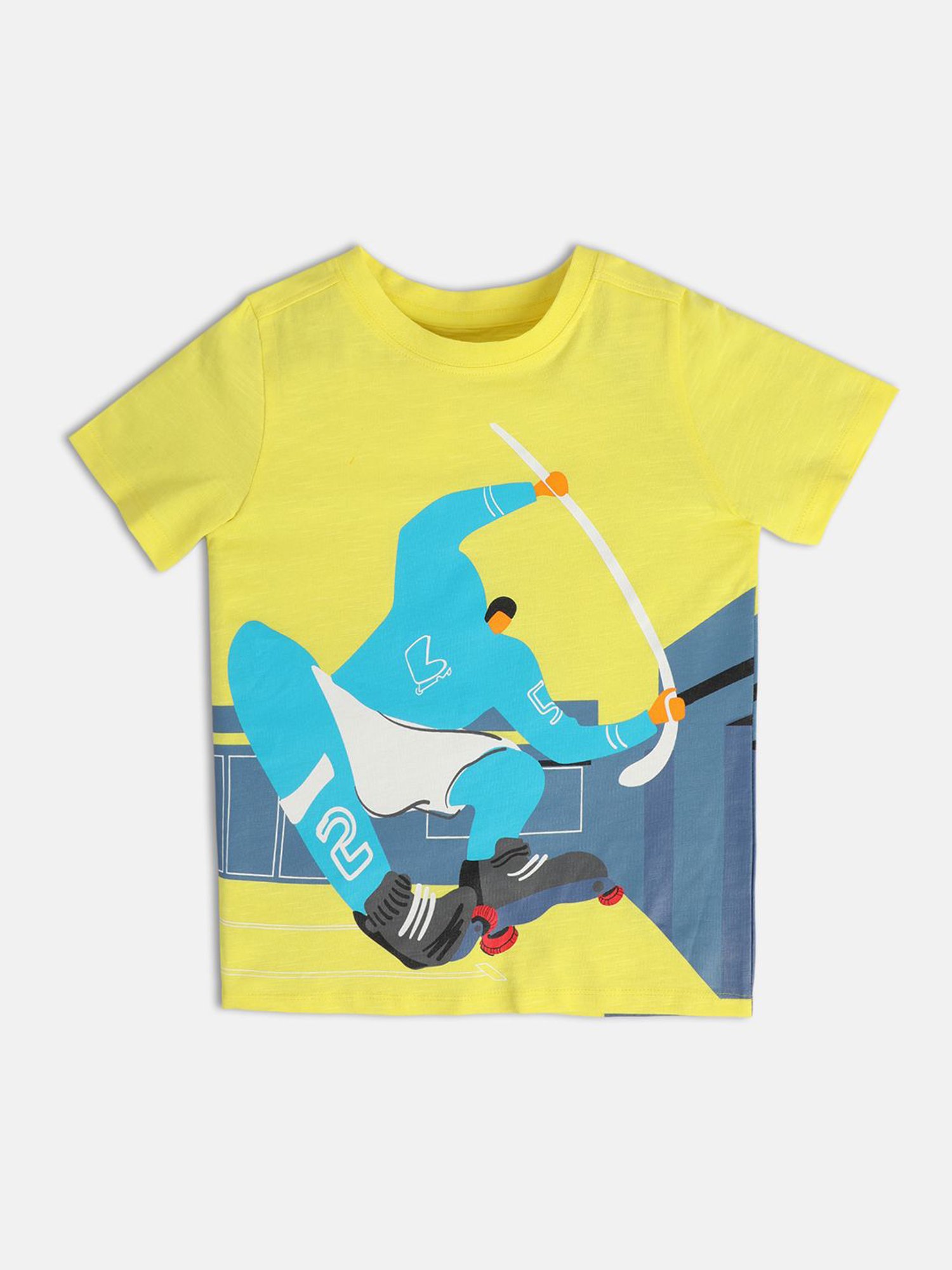 MINIKLUB Kids Yellow Printed T-Shirt