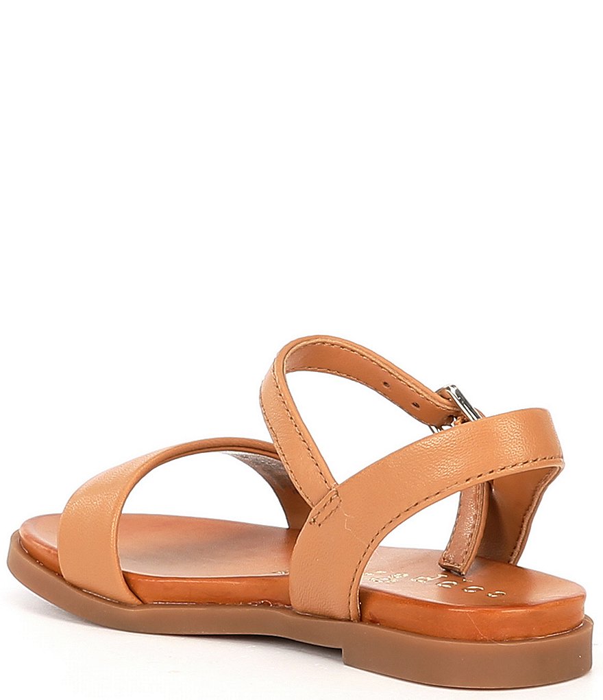 Copper Key Girls' Clevver Leather Two-Piece Flat Sandals (Youth)