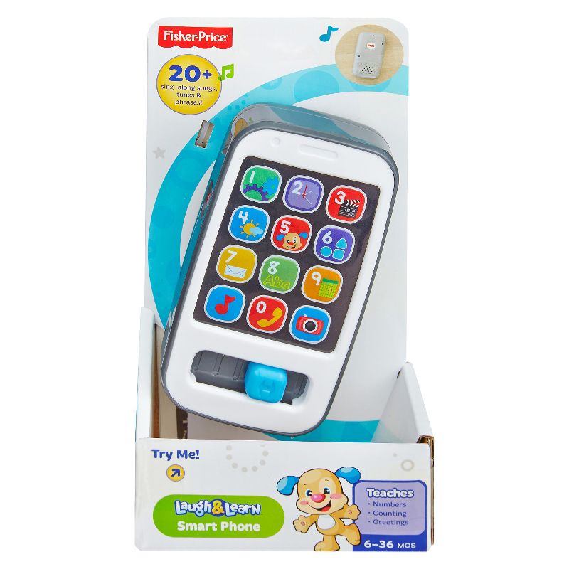 Fisher-Price Laugh and Learn Smart Phone - Gray