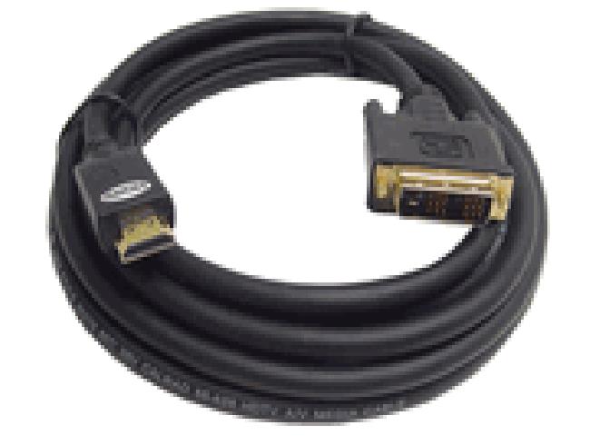 Calrad 55-628-6 DVI-D Male to HDMI Male Digital Video Cable, 6 Ft