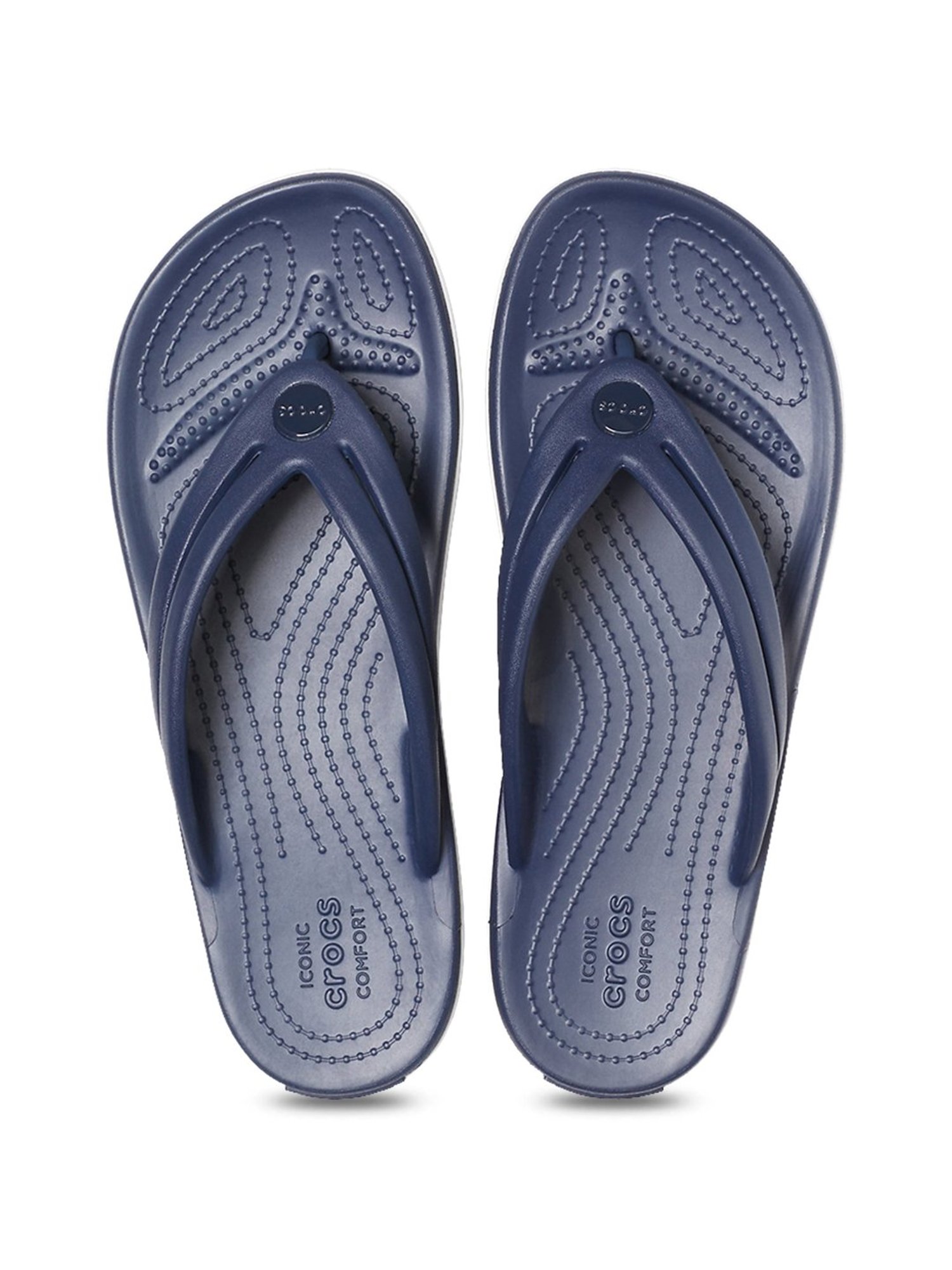 Crocs Crocband Navy Flip Flops
