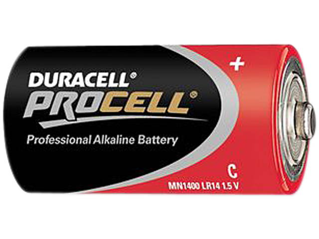 Duracell Procell MN1400 1.5V Size C Alkaline Battery, 6-box