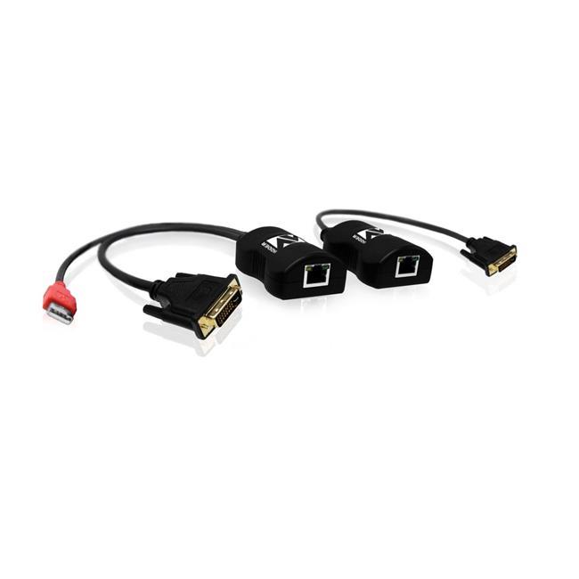 Adder ALDV120P Line powered DVI digital video extender over a single cable