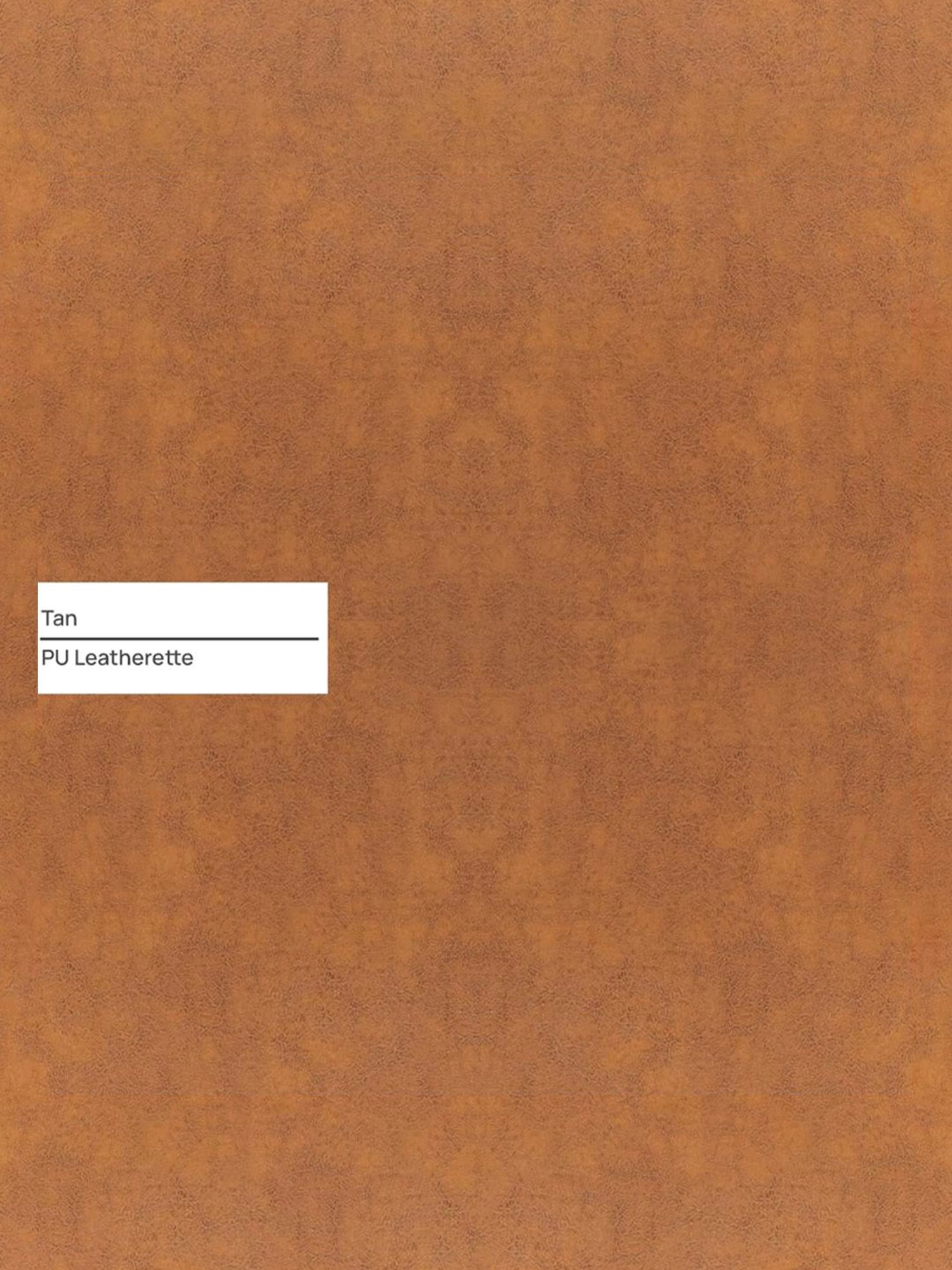 Trevi Olive Orange Leather & Neem Wood 1 Seater Sofa