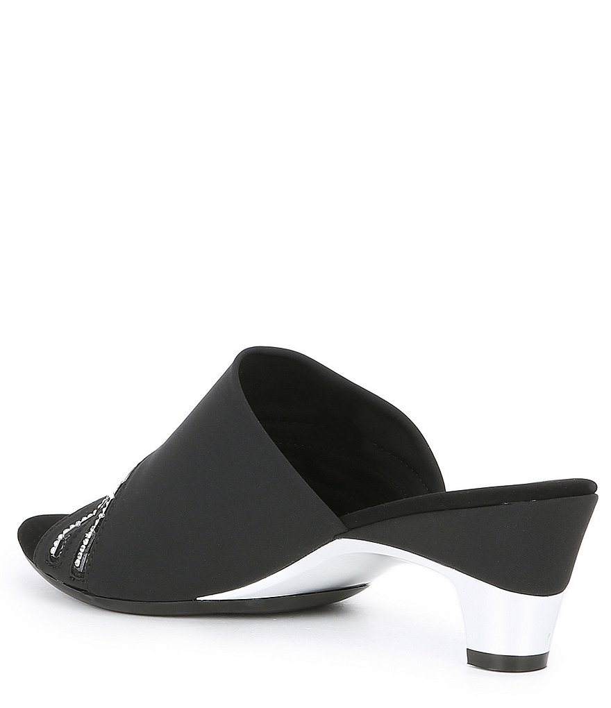 Onex Elanor Dressy Elastic Crystal Embellished Slides