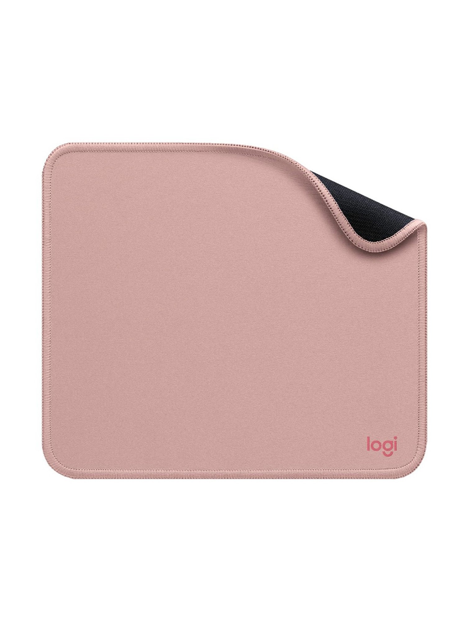 Logitech Mouse Pad - Studio Series, Computer Mouse Mat with Anti-Slip Rubber Base (Dark Rose)
