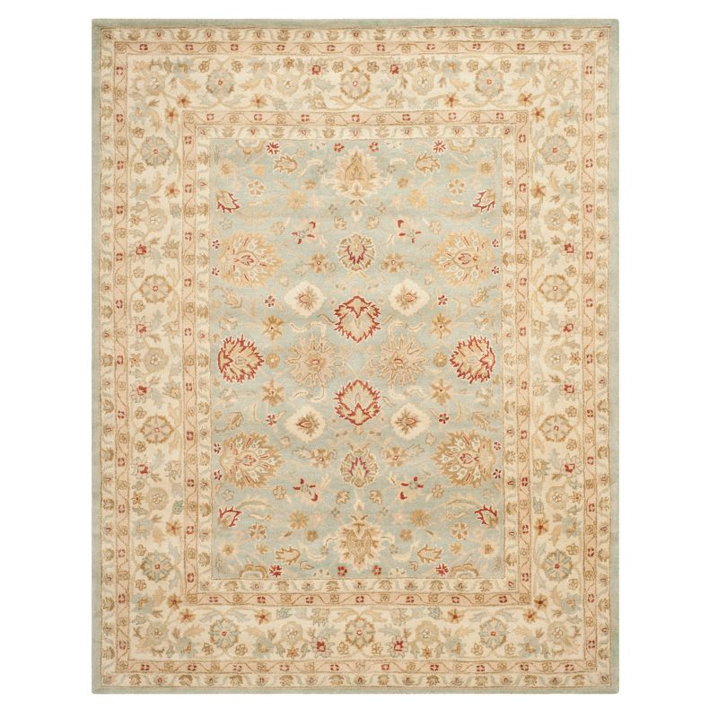 Gray Blue/Beige Floral Tufted Area Rug 8'3"X11' - Safavieh
