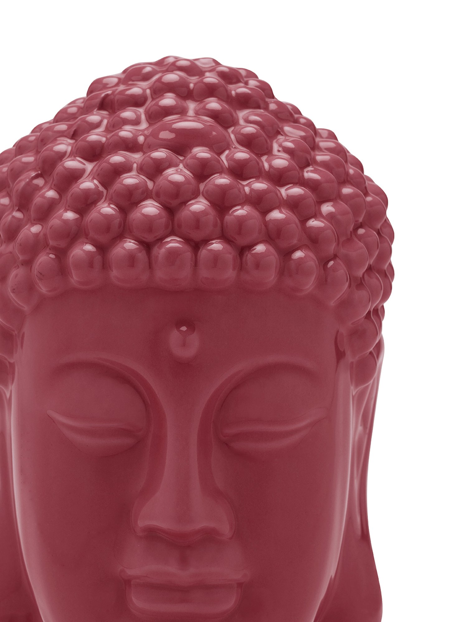 Pure Home and Living Red Ceramic Textured Sculptures and Figurines