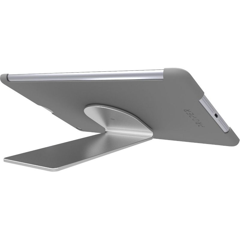 PROPER iPad Kick Stand - 3" Height x 6" Width - Aluminum - Silver