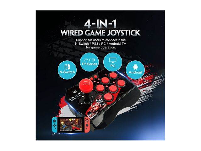 Game console joystick handle controller rocker console doubles switch accessories suitable for n-switch game PS3/PC