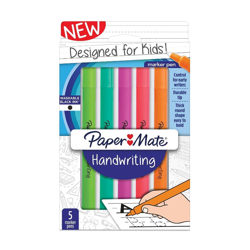 Paper Mate Handwriting Round Pens, Washable 2017526