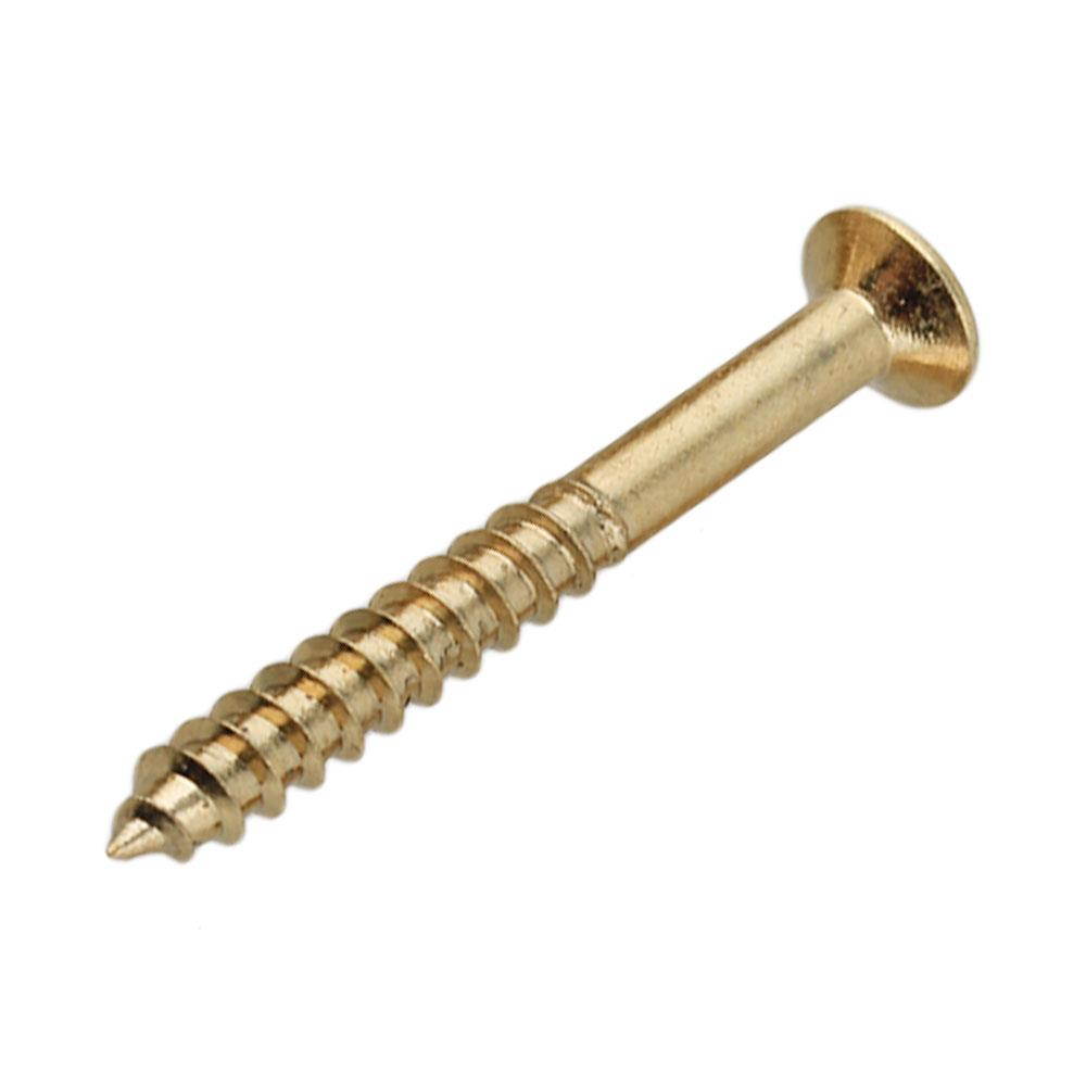 BQLZR Set of 80 Guitar Neck Joint Ferrules & Screws Gold 14mm-Dia