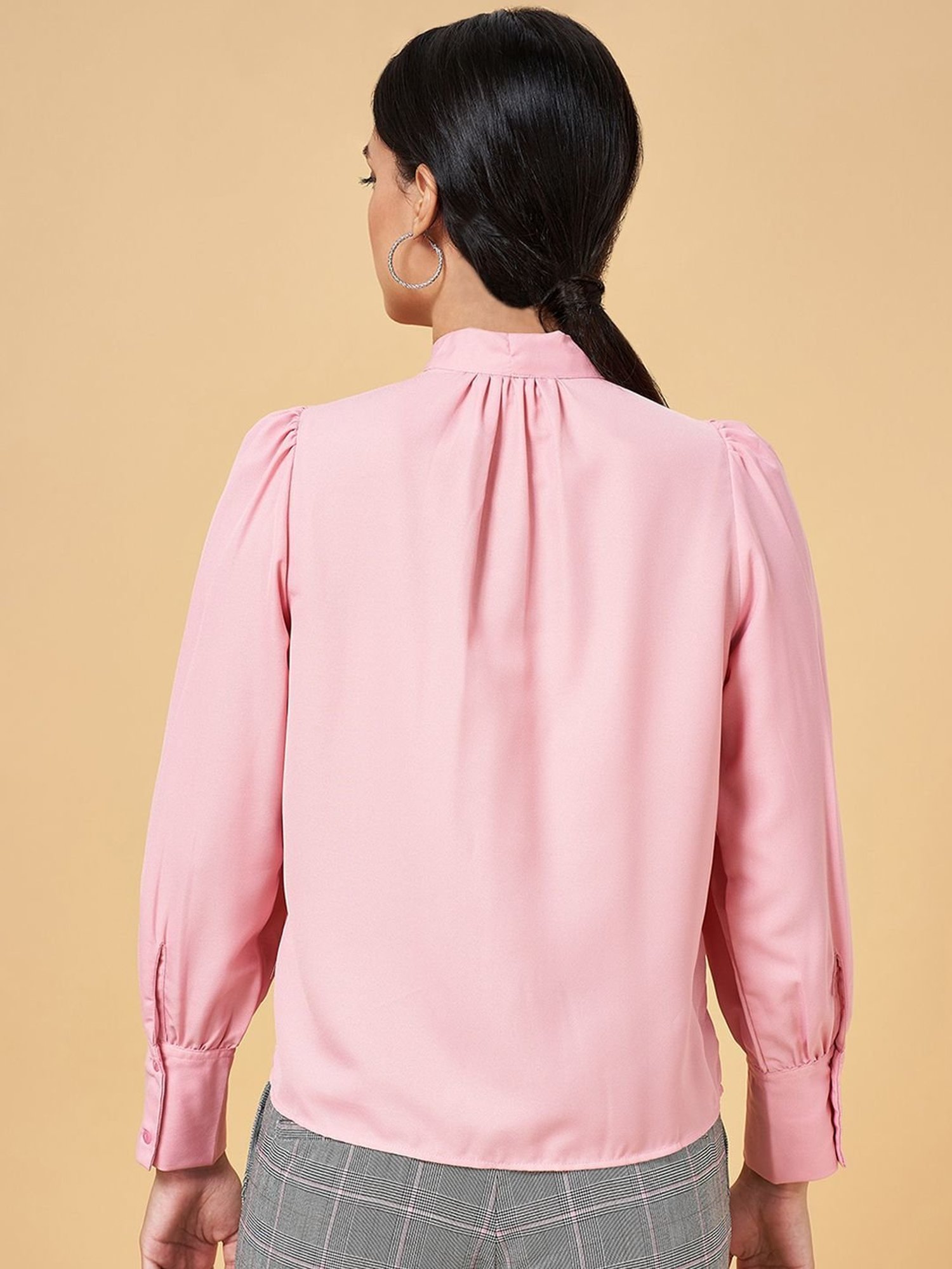 Annabelle by Pantaloons Pink Comfort Fit Top