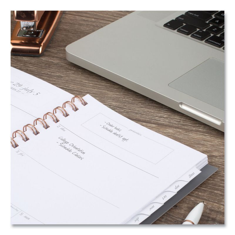 Cambridge Workstyle Academic Planner, 8.5 x 5.5, Gray Gem, 2020-2021 1442200A30