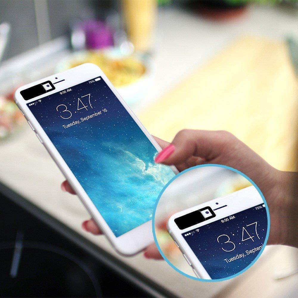 Laptop Webcam Cover, 0.027 inch Ultra-Thin Laptop Slide Webcam Cover Slider Camera Cover for MacBook Pro, Laptop, Mac, PC, Surfcase Pro, iPhone, Protecting Your Digital Life (6 Pack)