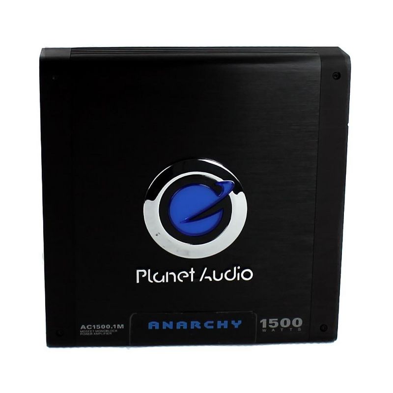 Planet Audio AC1500M 1500 Watt Monoblock Amplifier and BOSS Audio Systems KIT2 8 Gauge Car Audio Amplifier Installation Wiring Kit