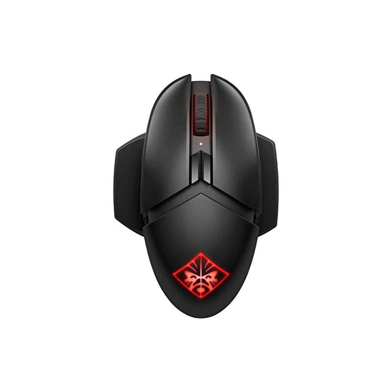 OMEN by  Photon Wireless Gaming Mouse with Qi Wireless Charging Programmable Buttons Custom RGB ESport DPI 6CL96AA