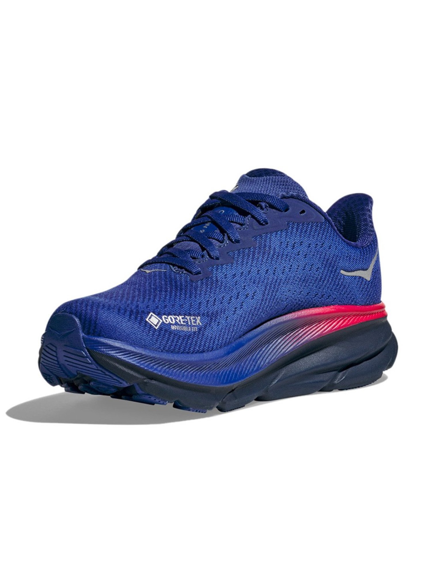Hoka Women's W CLIFTON 9 GTX Dazzling Blue & Evening Sky Running Shoes