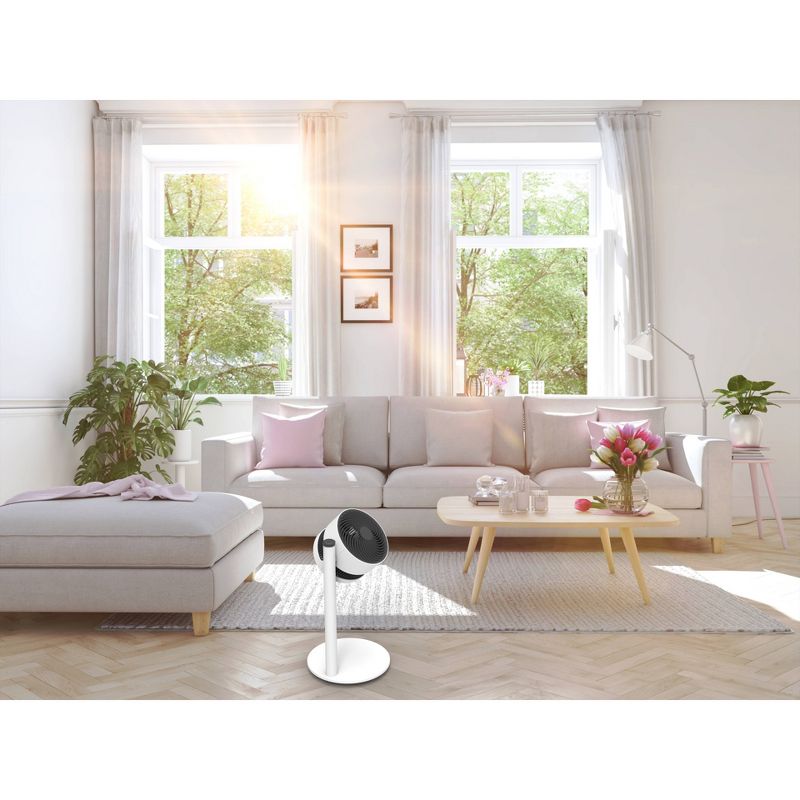 Air King 18" 1/6 HP 3-Speed Adjustable Height Floor Fan with Roll-About Stand