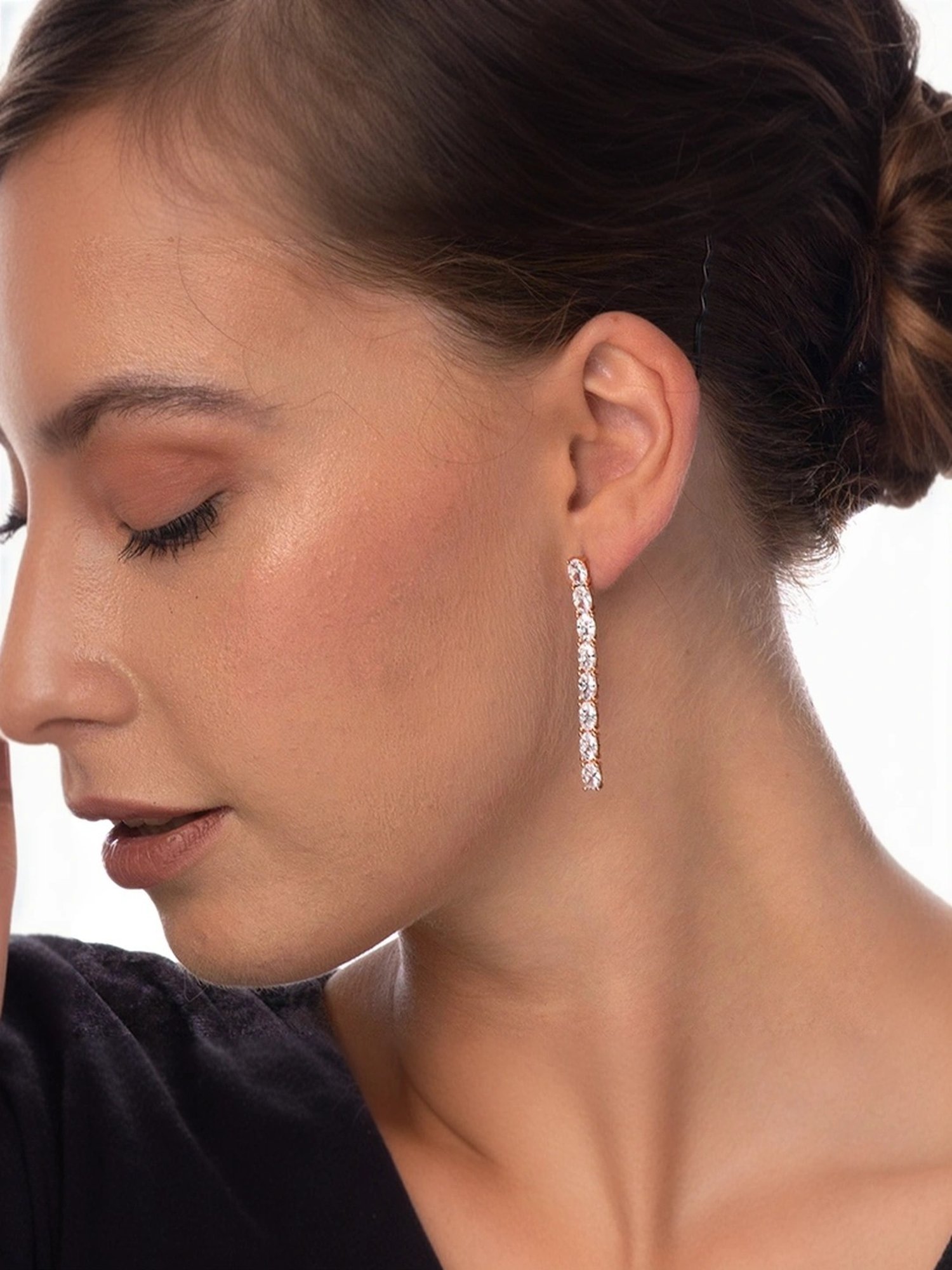 Clara 92.5 Sterling Silver Maude Earrings for Women