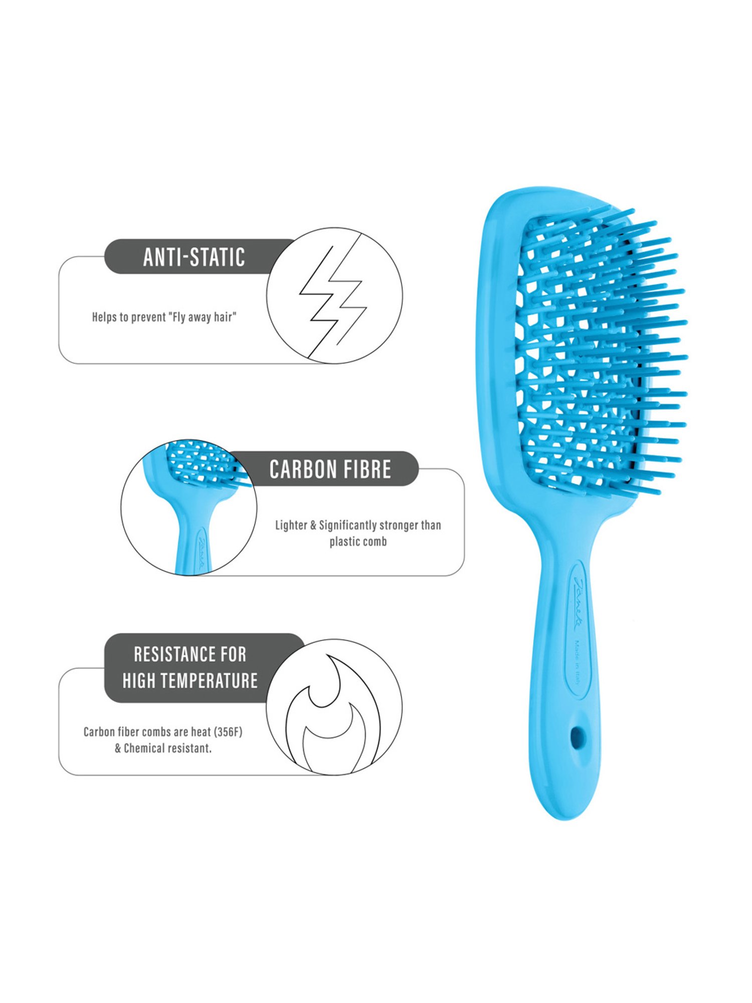 Gubb Pink Mini Detangling Hair Brush