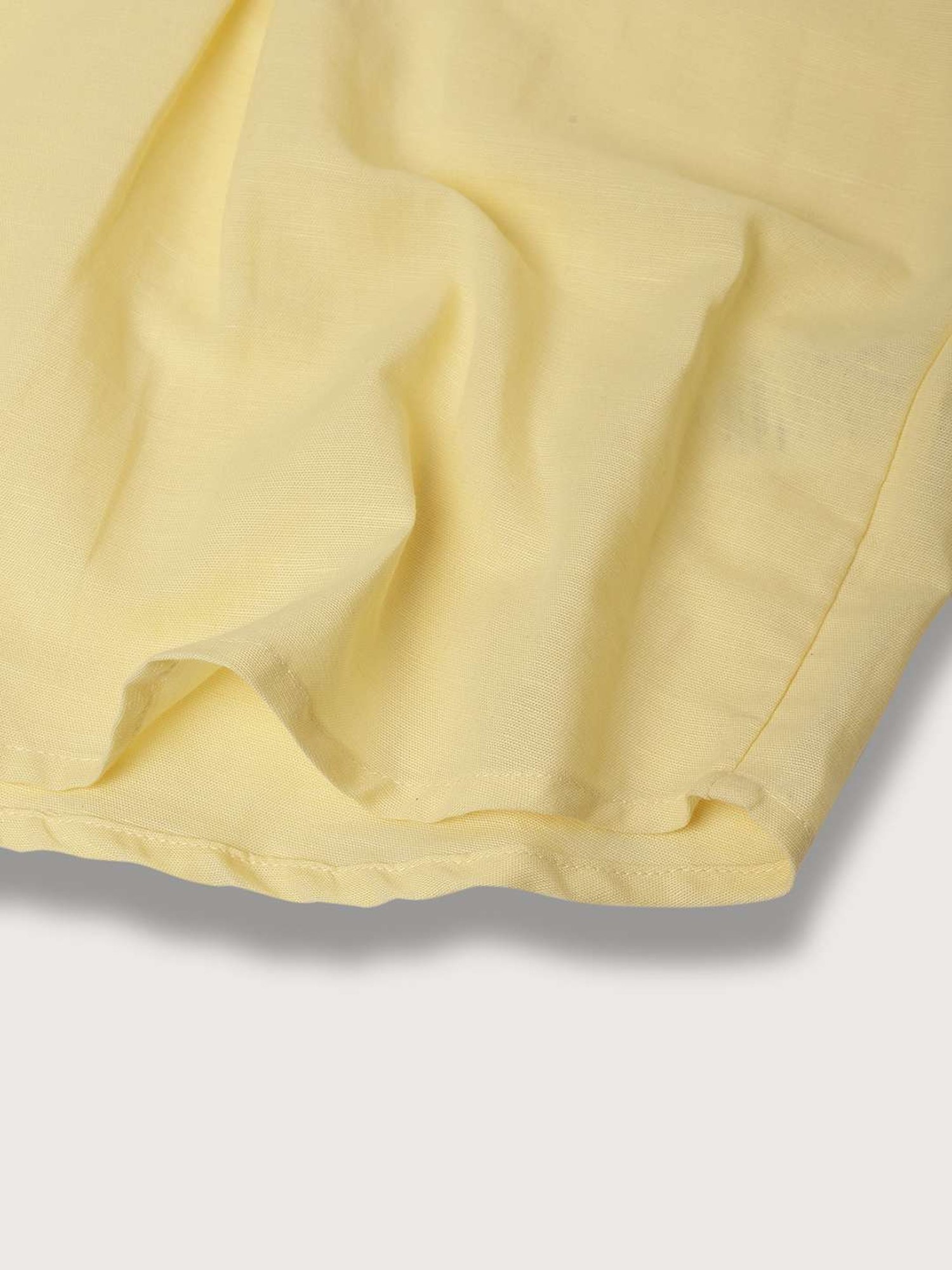 Blue Giraffe Kids Yellow Regular Fit Full Sleeves Shirt