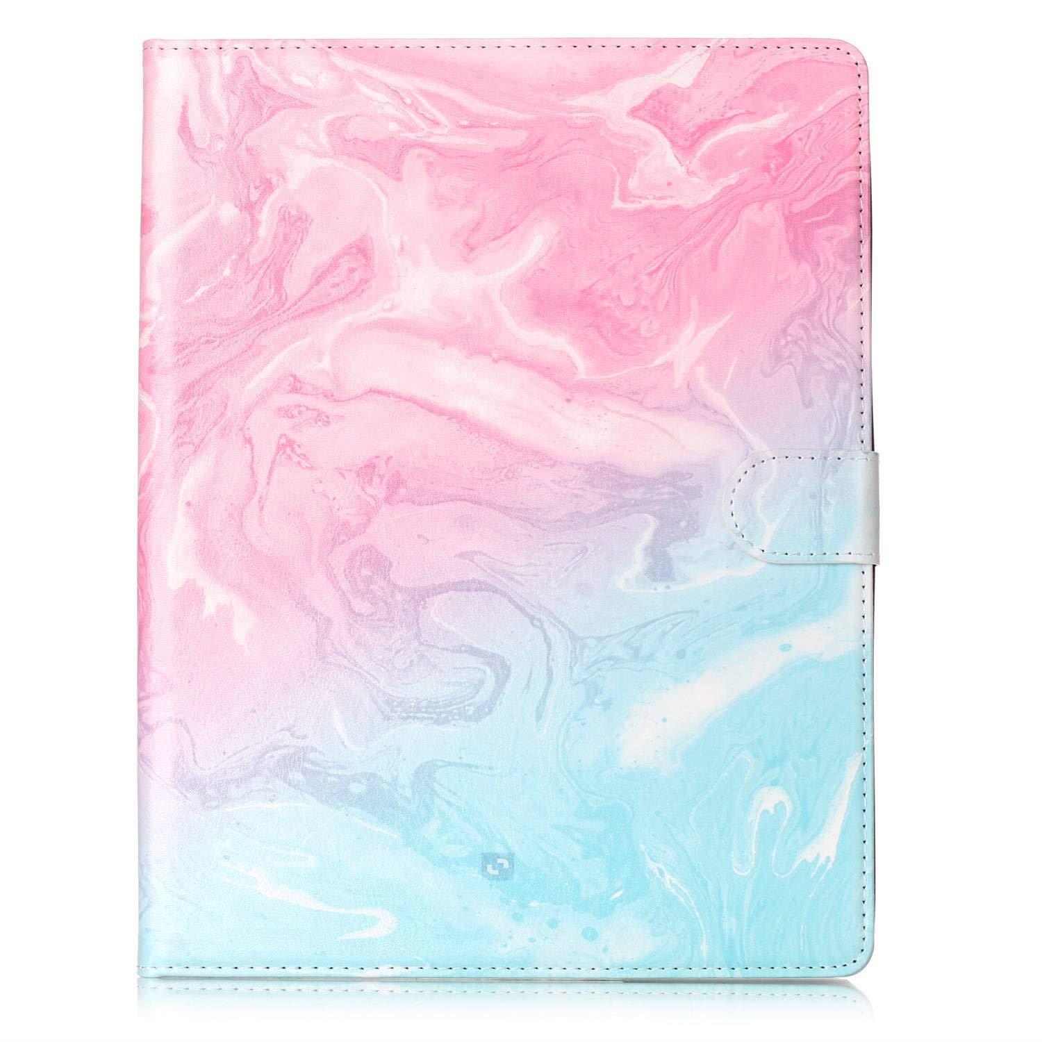 iPad 2/3/4 Case, Dteck(TM) Slim Flip PU Leather Wallet Case with Card Slots/Money Pouch Kickstand iPad Case Magnetic Closure Shell Full Body Protective Case Cover for Apple iPad 2 3 4,Gradient Marble