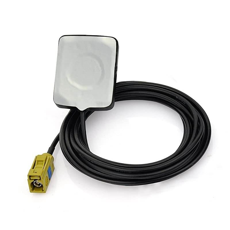 Mini Satellite Radio Antenna Fakra K Curry Female Connector Compatible with Sirius XM Car Vehicle Trucks RV HD HiFi Radio Stereo Receiver Tuner 23202345MHz