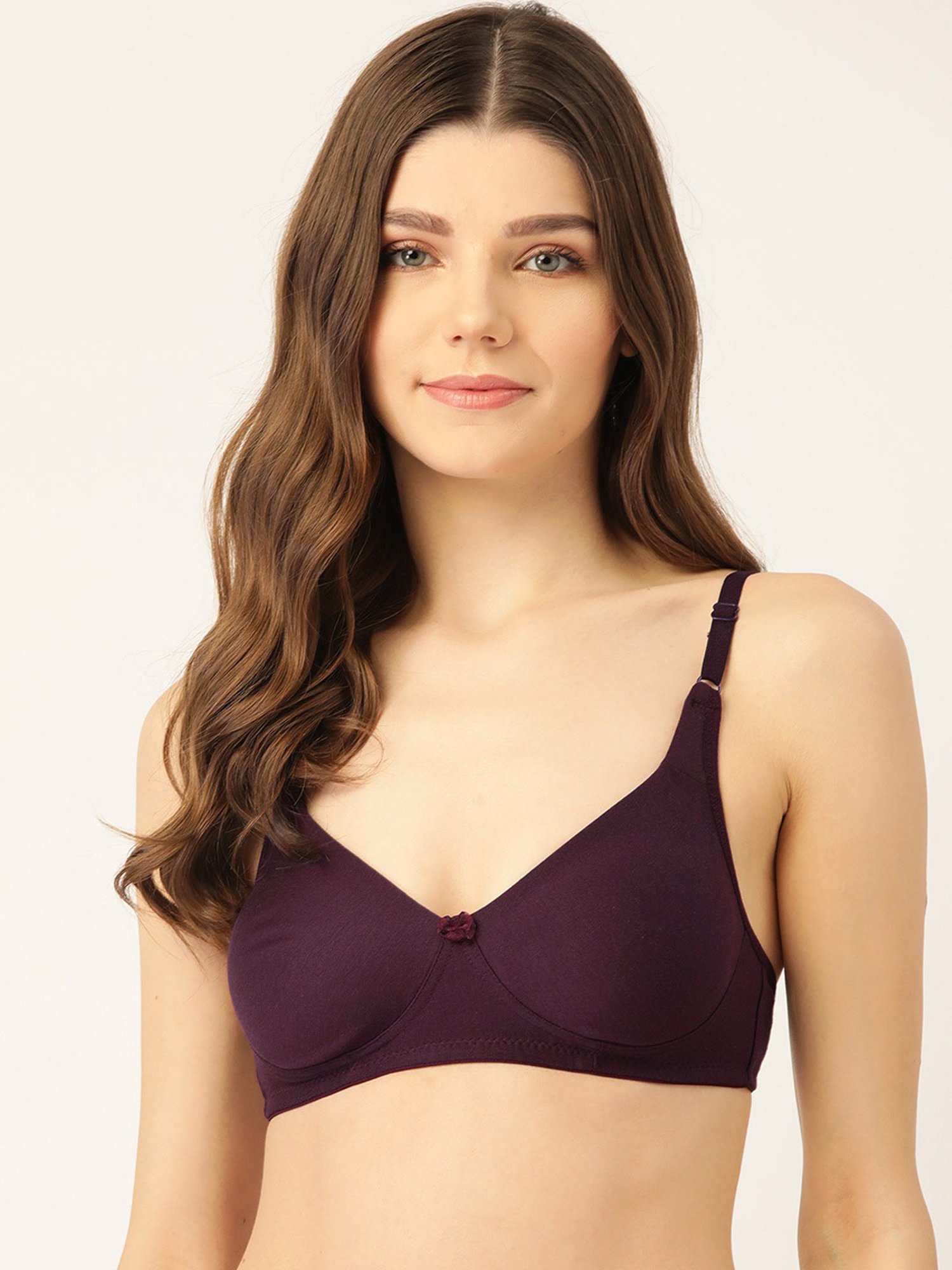 Lady Lyka Multicolor Non Wired Non Padded T-Shirt Bra (Pack Of 2)