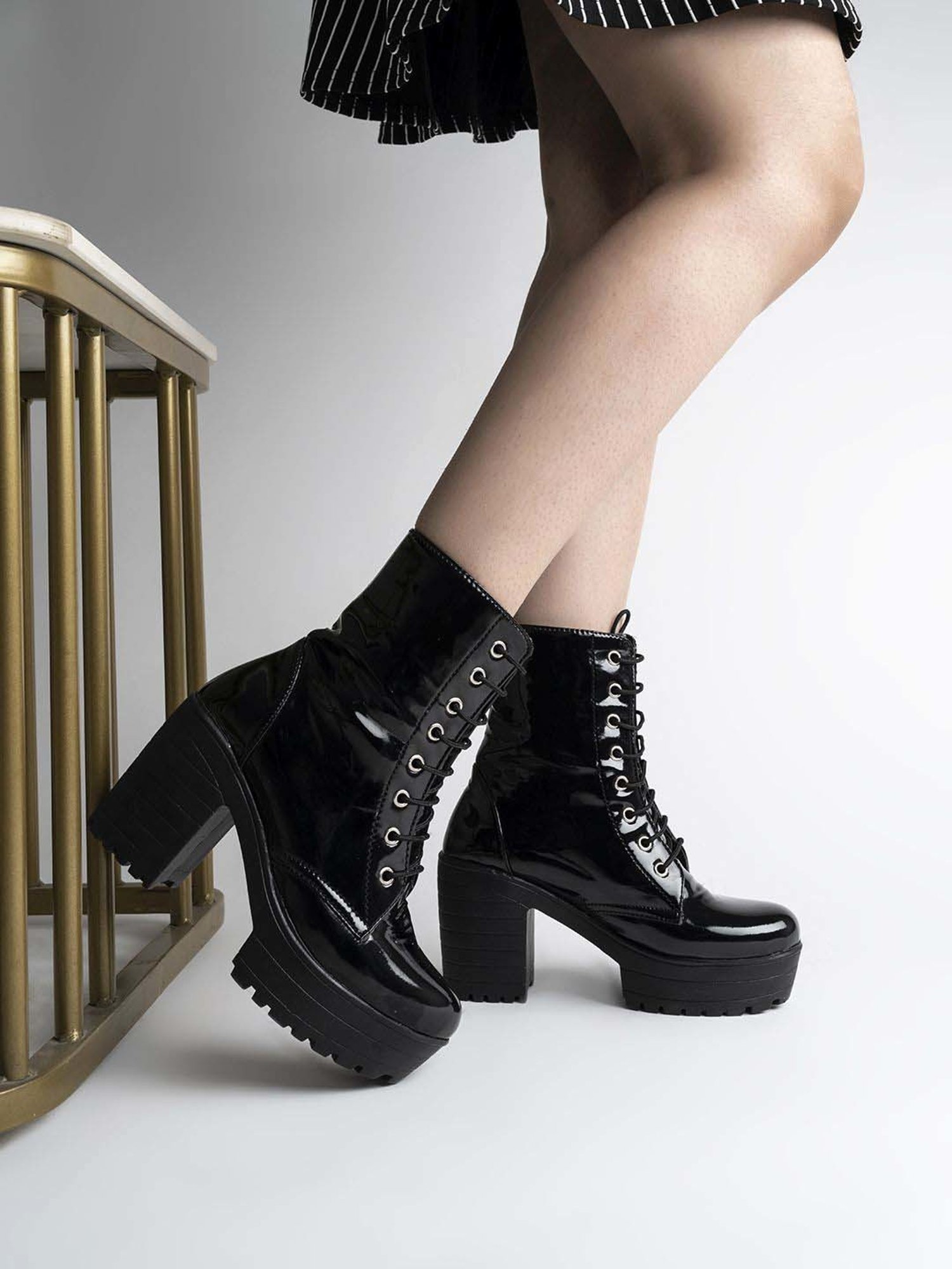 Shoetopia Kids Black Casual Boots