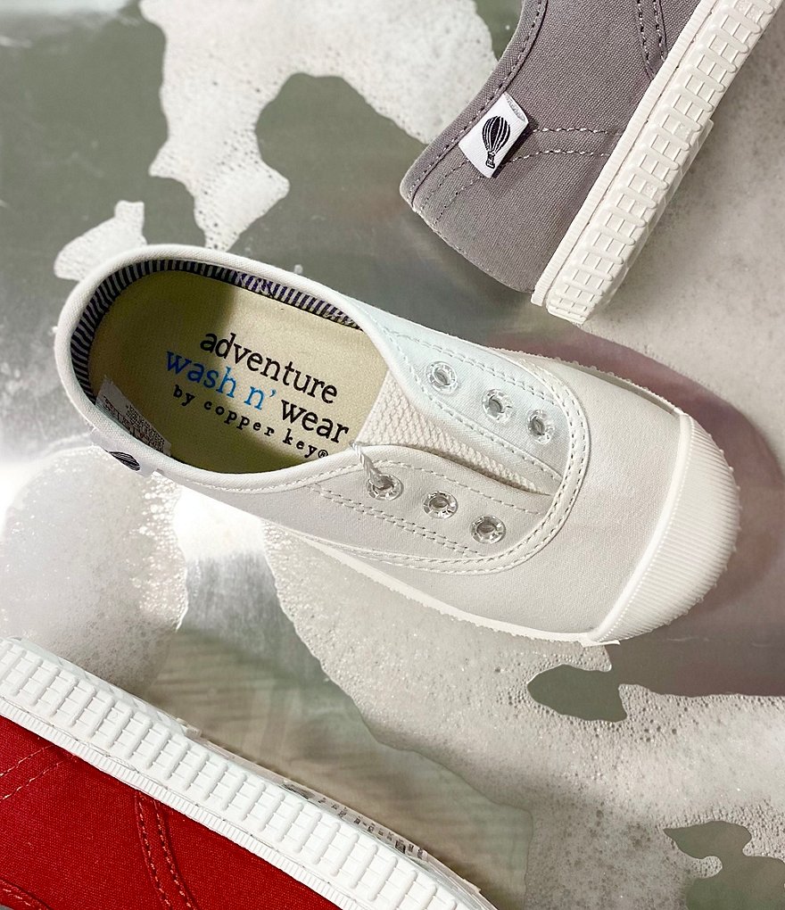 Copper Key Adventure Wear Kids' Budeee-A Washable Eyelet Sneakers (Youth)