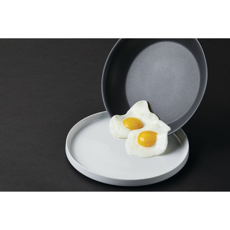 Circulon Elementum 2pc Hard Anodized Aluminum Frying Pan Set Gray